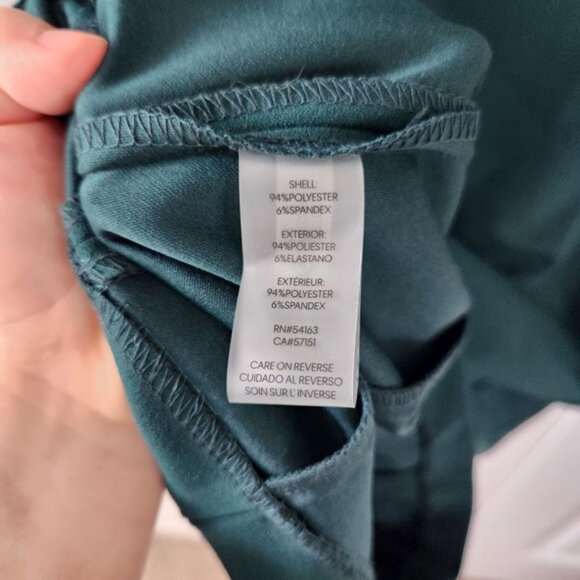 Calvin Klein Forest Green Short Sleeve Shift Dress NWOT - Picture 5 of 8